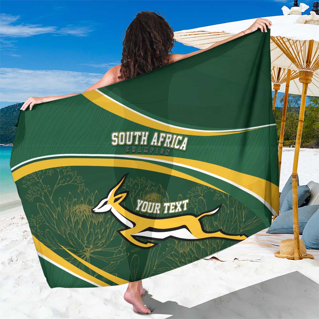 South Africa Rugby Personalized Bokke Sarong Springboks - Stronger Together - Wonder Print Shop