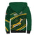 South Africa Rugby Personalized Bokke Sherpa Hoodie Springboks - Stronger Together - Wonder Print Shop