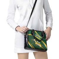 South Africa Rugby Personalized Bokke Shoulder Handbag Springboks - Stronger Together - Wonder Print Shop