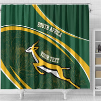 South Africa Rugby Personalized Bokke Shower Curtain Springboks - Stronger Together - Wonder Print Shop