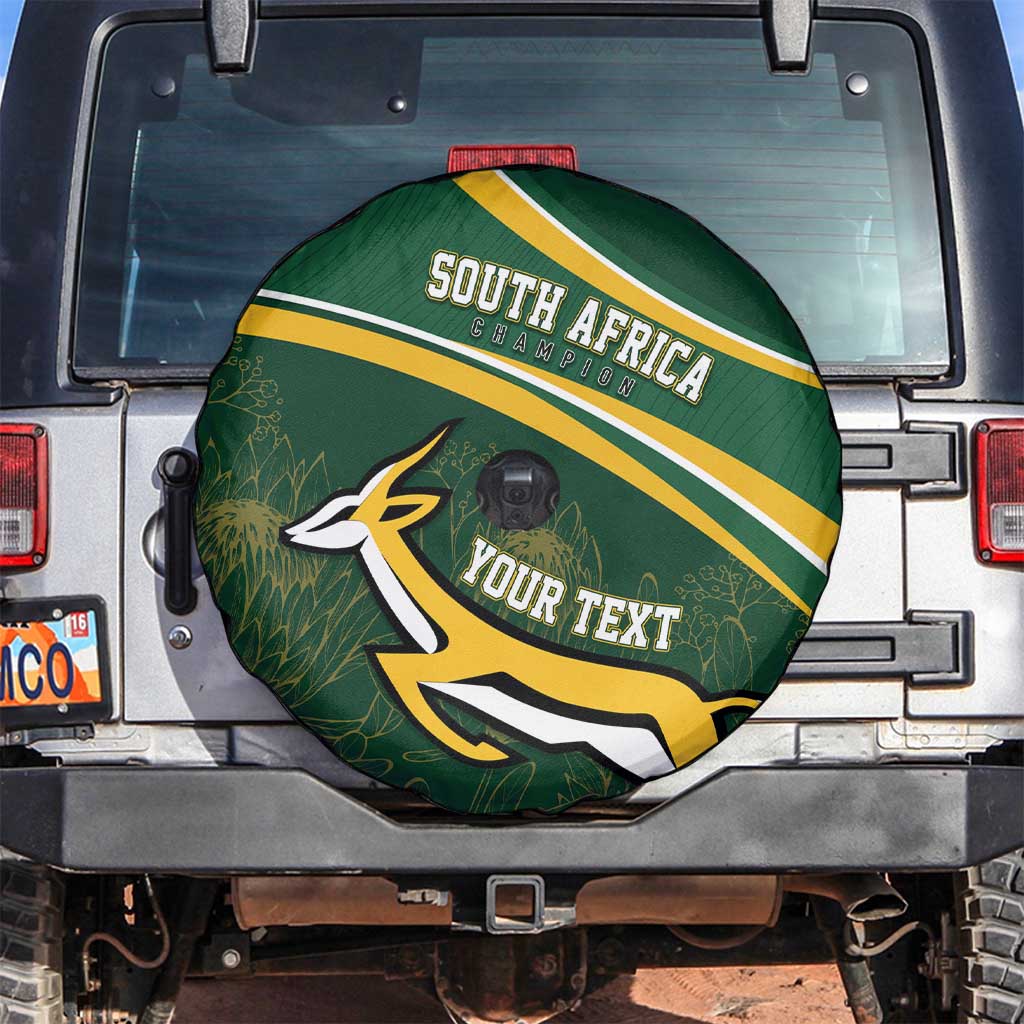 South Africa Rugby Personalized Bokke Spare Tire Cover Springboks - Stronger Together - Wonder Print Shop