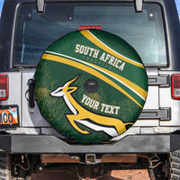 South Africa Rugby Personalized Bokke Spare Tire Cover Springboks - Stronger Together - Wonder Print Shop
