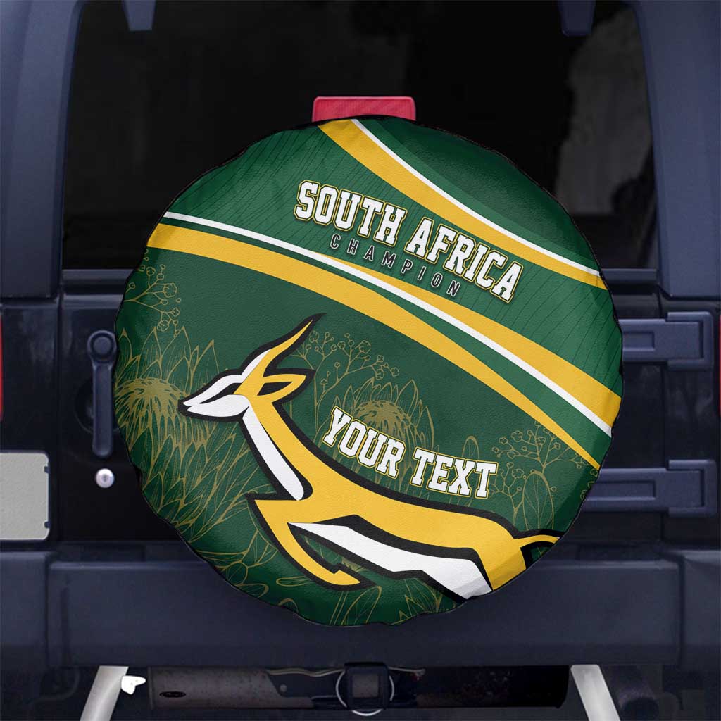 South Africa Rugby Personalized Bokke Spare Tire Cover Springboks - Stronger Together - Wonder Print Shop