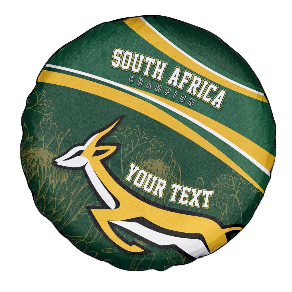 South Africa Rugby Personalized Bokke Spare Tire Cover Springboks - Stronger Together - Wonder Print Shop