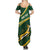 South Africa Rugby Personalized Bokke Summer Maxi Dress Springboks - Stronger Together - Wonder Print Shop