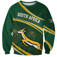 South Africa Rugby Personalized Bokke Sweatshirt Springboks - Stronger Together - Wonder Print Shop