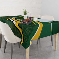 South Africa Rugby Personalized Bokke Tablecloth Springboks - Stronger Together - Wonder Print Shop