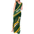South Africa Rugby Personalized Bokke Tank Maxi Dress Springboks - Stronger Together - Wonder Print Shop