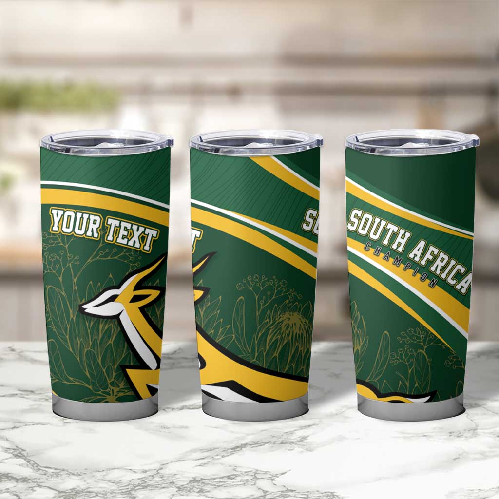 South Africa Rugby Personalized Bokke Tumbler Cup Springboks - Stronger Together - Wonder Print Shop