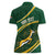 South Africa Rugby Personalized Bokke Women Polo Shirt Springboks - Stronger Together - Wonder Print Shop