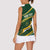 South Africa Rugby Personalized Bokke Women Sleeveless Polo Shirt Springboks - Stronger Together - Wonder Print Shop