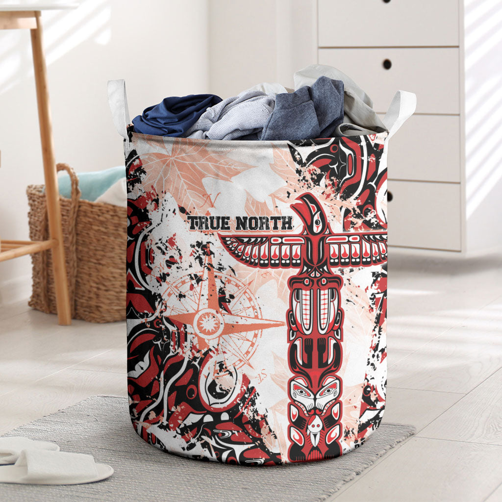 Canada Indigenous Haida Art Laundry Basket True North
