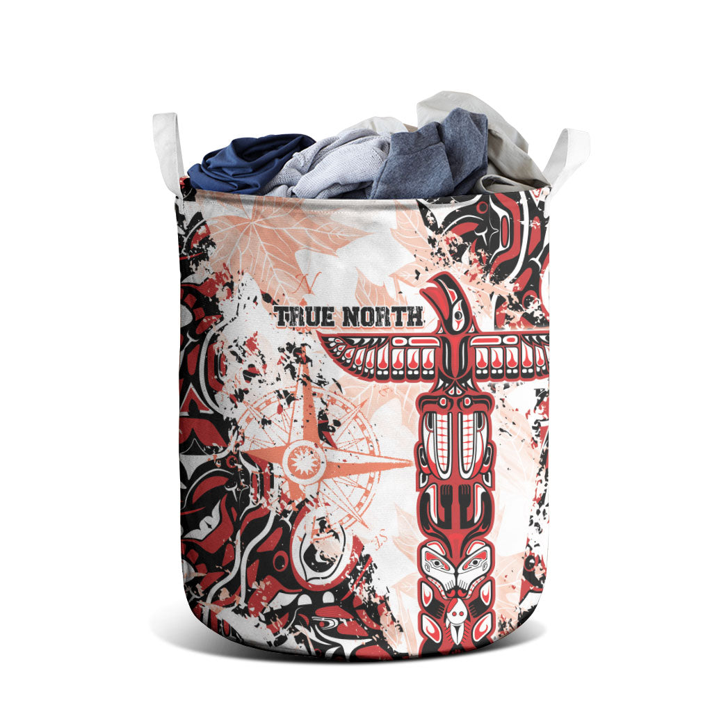 Canada Indigenous Haida Art Laundry Basket True North