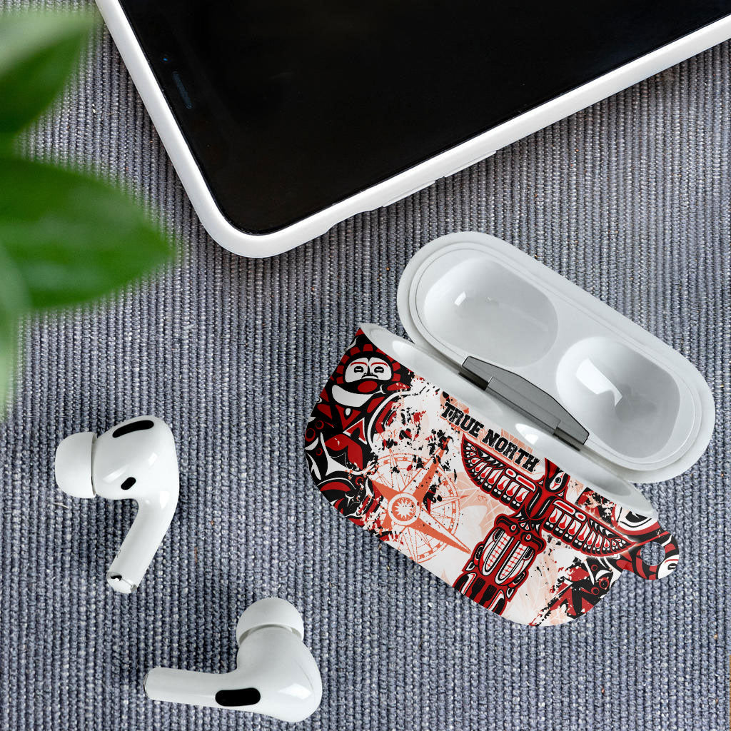 Canada Indigenous Haida Art AirPods Case True North