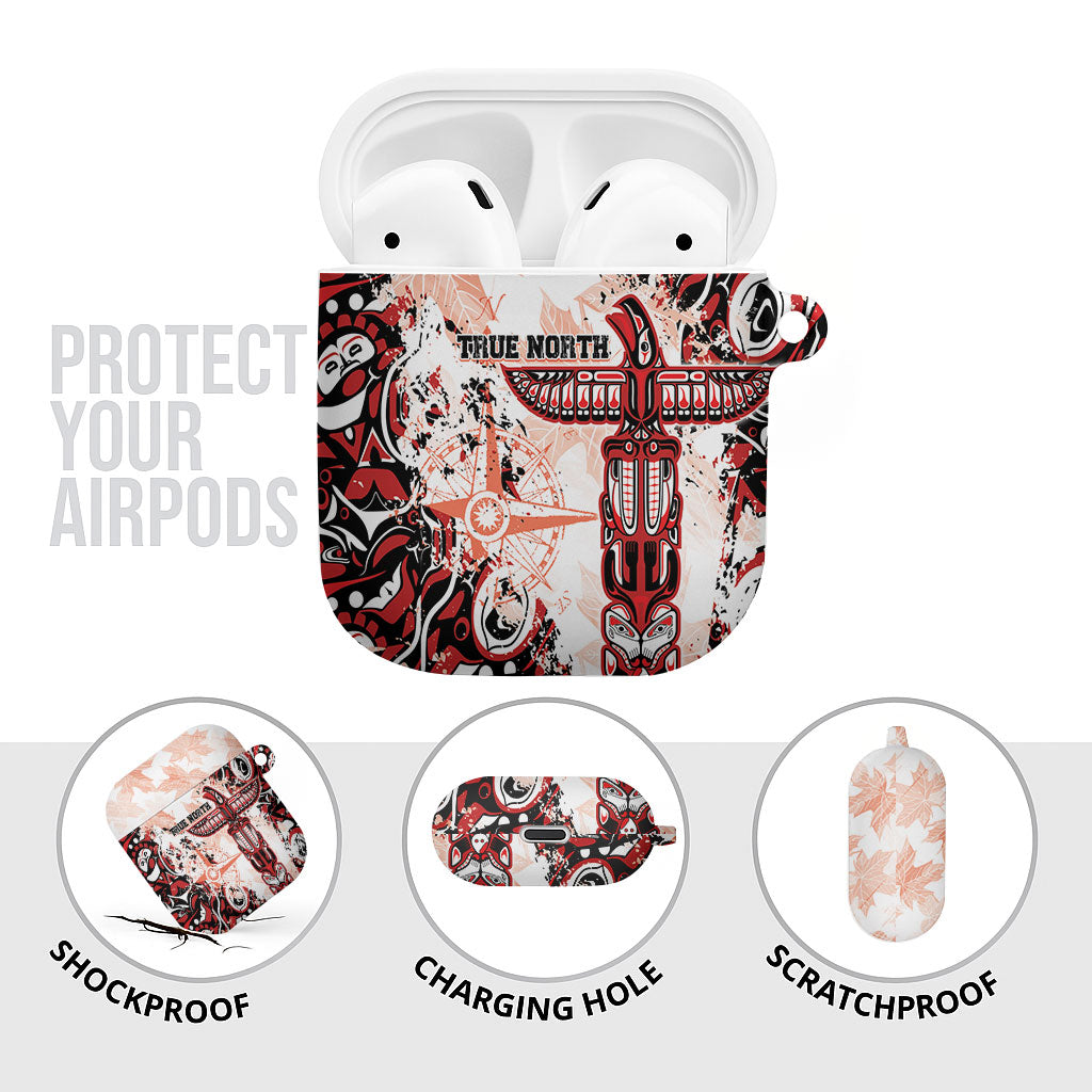 Canada Indigenous Haida Art AirPods Case True North