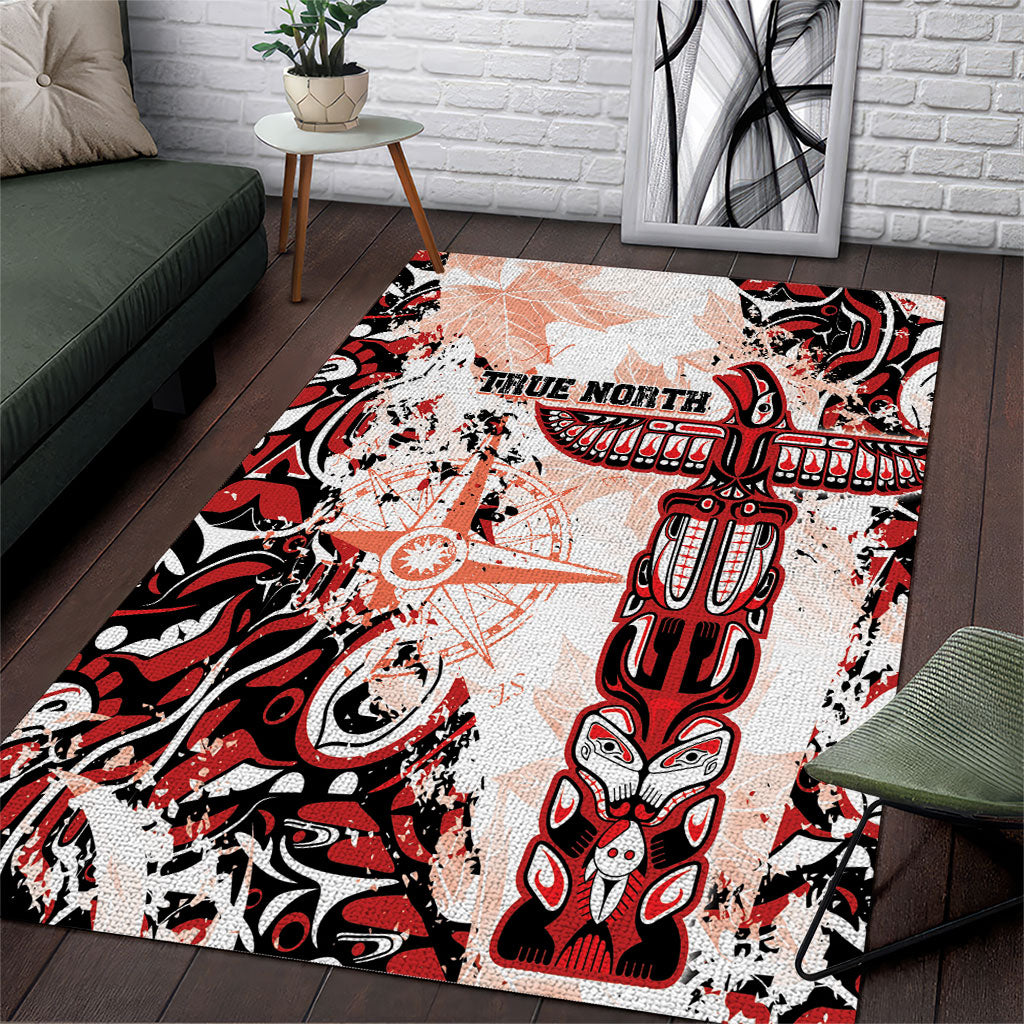 Canada Indigenous Haida Art Area Rug True North