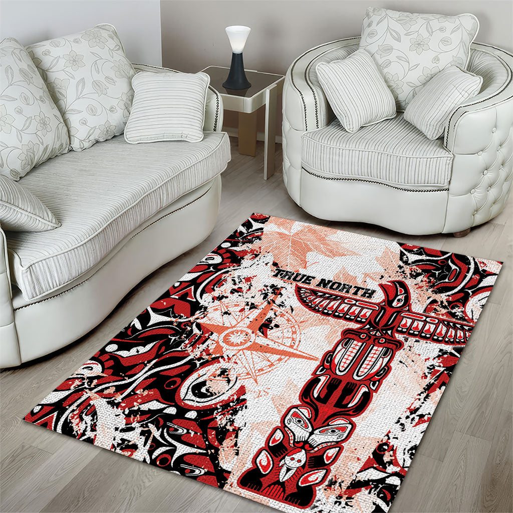 Canada Indigenous Haida Art Area Rug True North