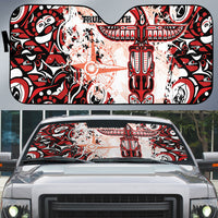 Canada Indigenous Haida Art Auto Sun Shade True North