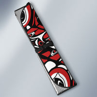 Canada Indigenous Haida Art Auto Sun Shade True North