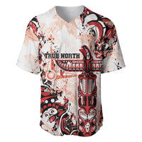 Canada Indigenous Haida Art Personalized Baseball Jersey True North