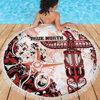 Canada Indigenous Haida Art Beach Blanket True North