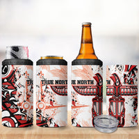 Canada Indigenous Haida Art 4 in 1 Can Cooler Tumbler True North