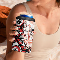 Canada Indigenous Haida Art 4 in 1 Can Cooler Tumbler True North