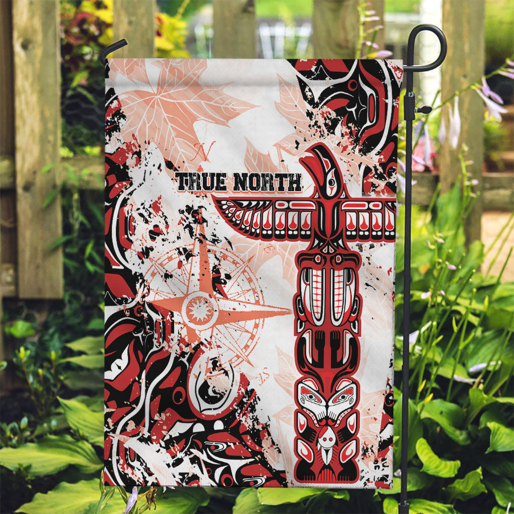 Canada Indigenous Haida Art Garden Flag True North