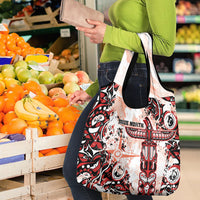 Canada Indigenous Haida Art Grocery Bag True North