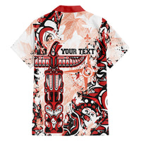 Canada Indigenous Haida Art Personalized Hawaiian Shirt True North