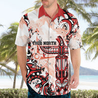 Canada Indigenous Haida Art Personalized Hawaiian Shirt True North
