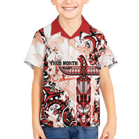 Canada Indigenous Haida Art Personalized Hawaiian Shirt True North
