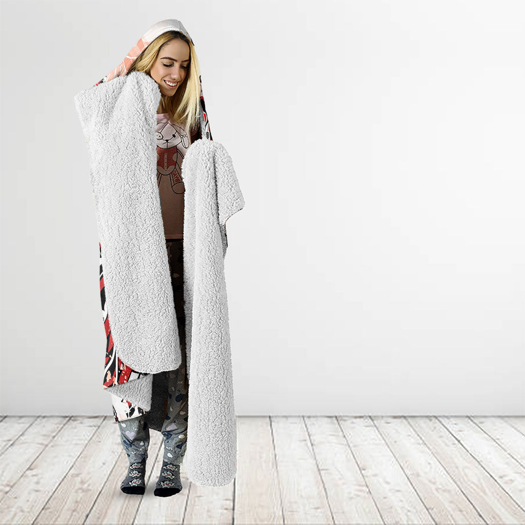 Canada Indigenous Haida Art Hooded Blanket True North