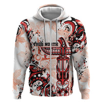 Canada Indigenous Haida Art Personalized Hoodie True North