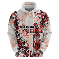 Canada Indigenous Haida Art Personalized Hoodie True North