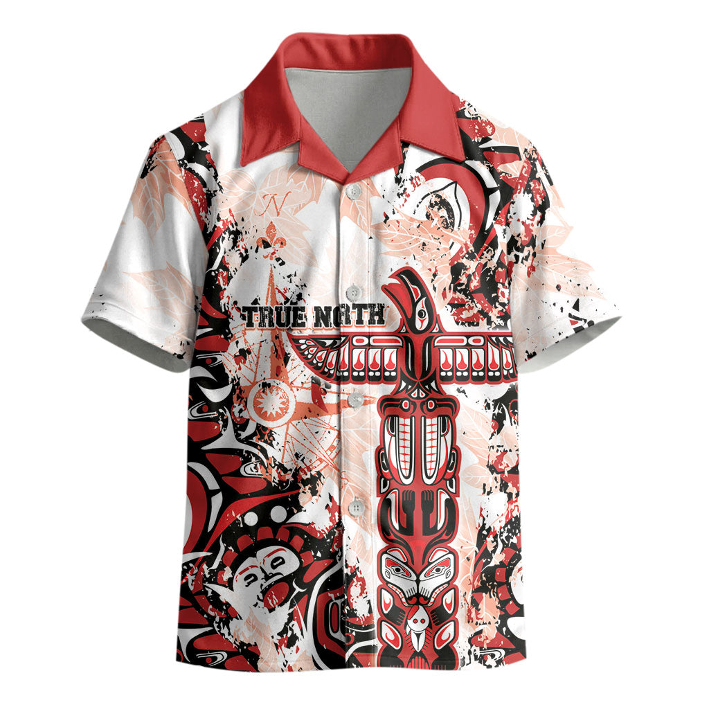 Canada Indigenous Haida Art Personalized Kid Hawaiian Shirt True North