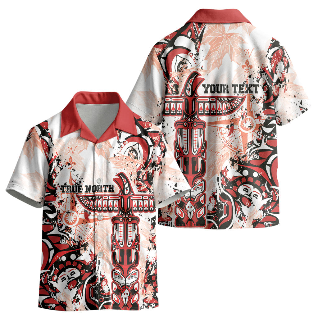 Canada Indigenous Haida Art Personalized Kid Hawaiian Shirt True North LT7