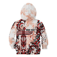 Canada Indigenous Haida Art Personalized Kid Hoodie True North