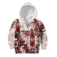 Canada Indigenous Haida Art Personalized Kid Hoodie True North