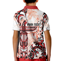 Canada Indigenous Haida Art Personalized Kid Polo Shirt True North
