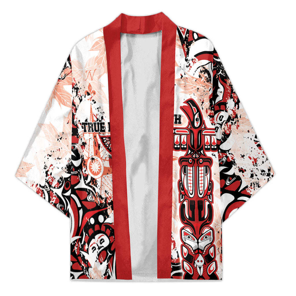 Canada Indigenous Haida Art Personalized Kimono True North