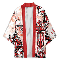 Canada Indigenous Haida Art Personalized Kimono True North