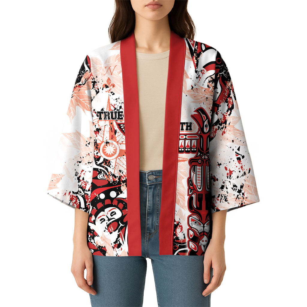 Canada Indigenous Haida Art Personalized Kimono True North
