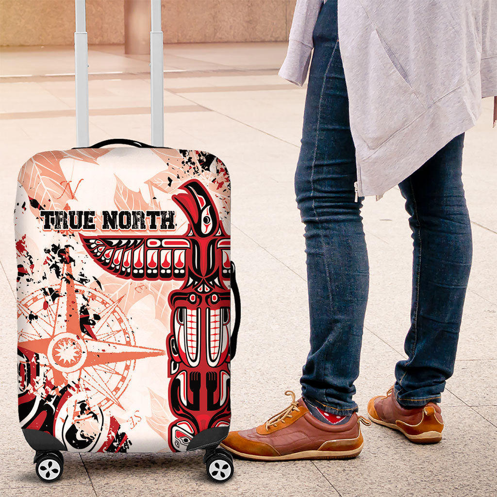 Canada Indigenous Haida Art Luggage Cover True North