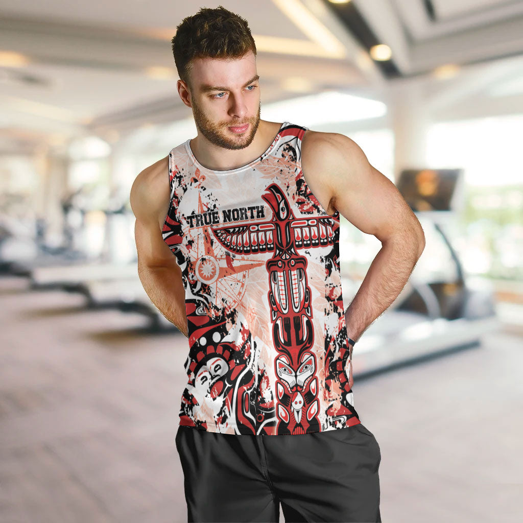 Canada Indigenous Haida Art Personalized Men Tank Top True North
