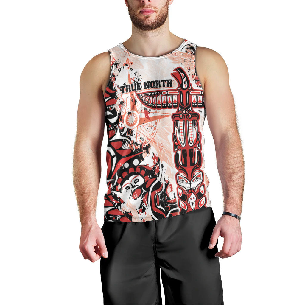 Canada Indigenous Haida Art Personalized Men Tank Top True North