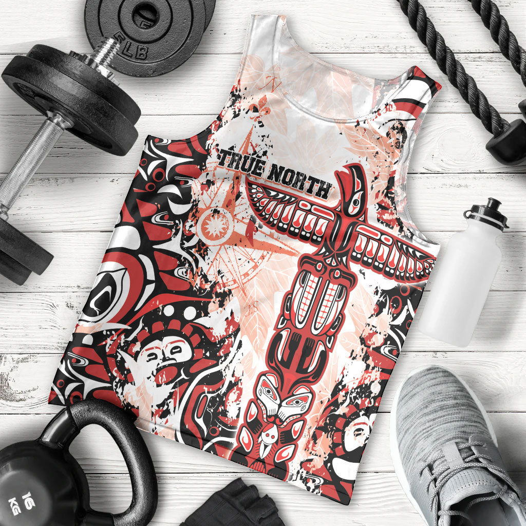 Canada Indigenous Haida Art Personalized Men Tank Top True North