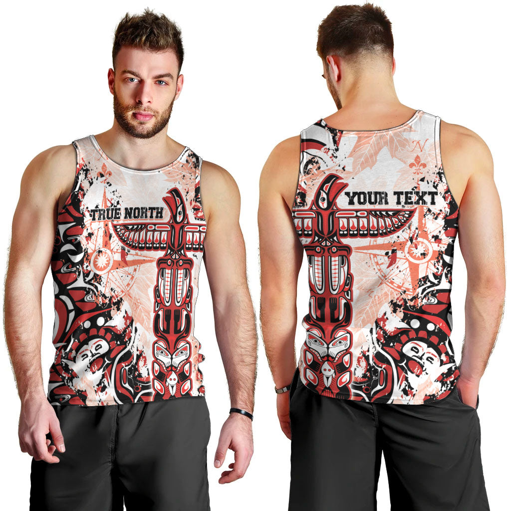 Canada Indigenous Haida Art Personalized Men Tank Top True North