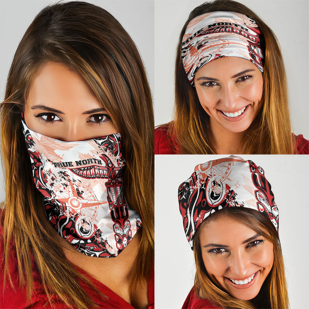 Canada Indigenous Haida Art Neck Gaiter True North