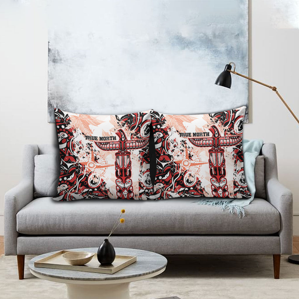 Canada Indigenous Haida Art Pillow Cover True North